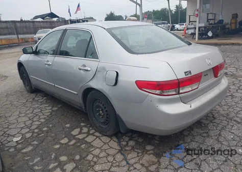 2003 Honda Accord 2.4 Lx from USA, damaged, VIN 1HGCM56373A016244